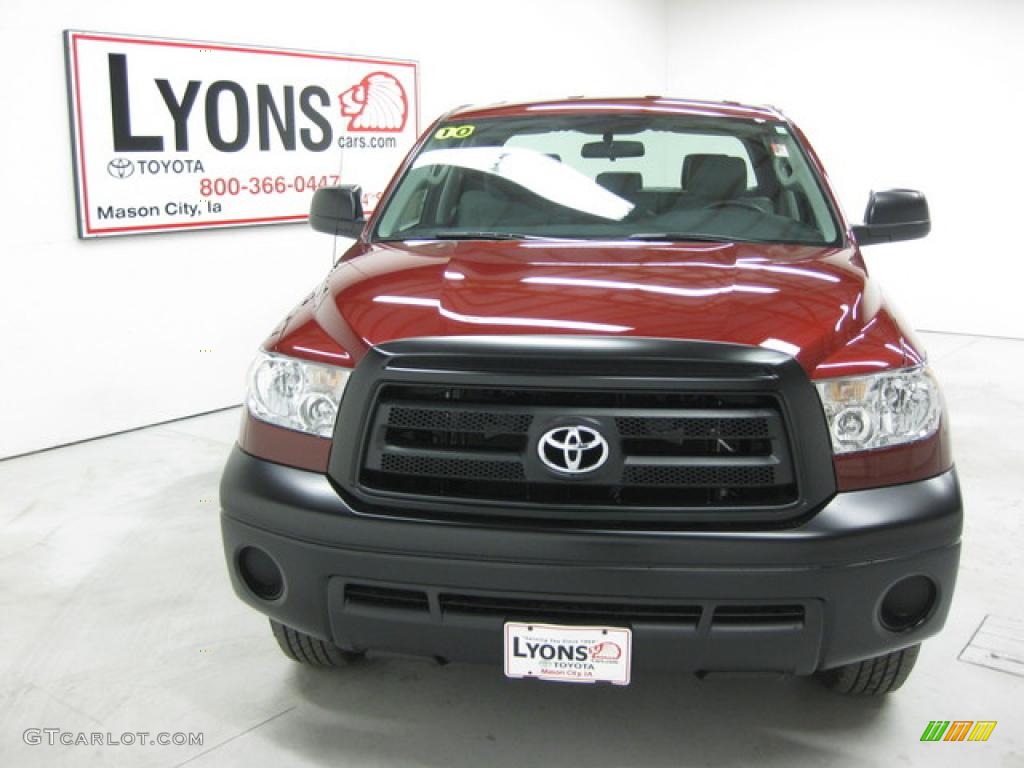 2010 Tundra Double Cab 4x4 - Radiant Red / Graphite Gray photo #26