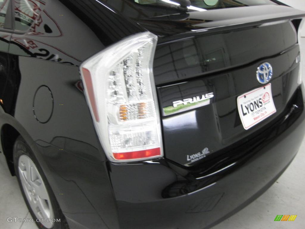 2010 Prius Hybrid II - Black / Dark Gray photo #13