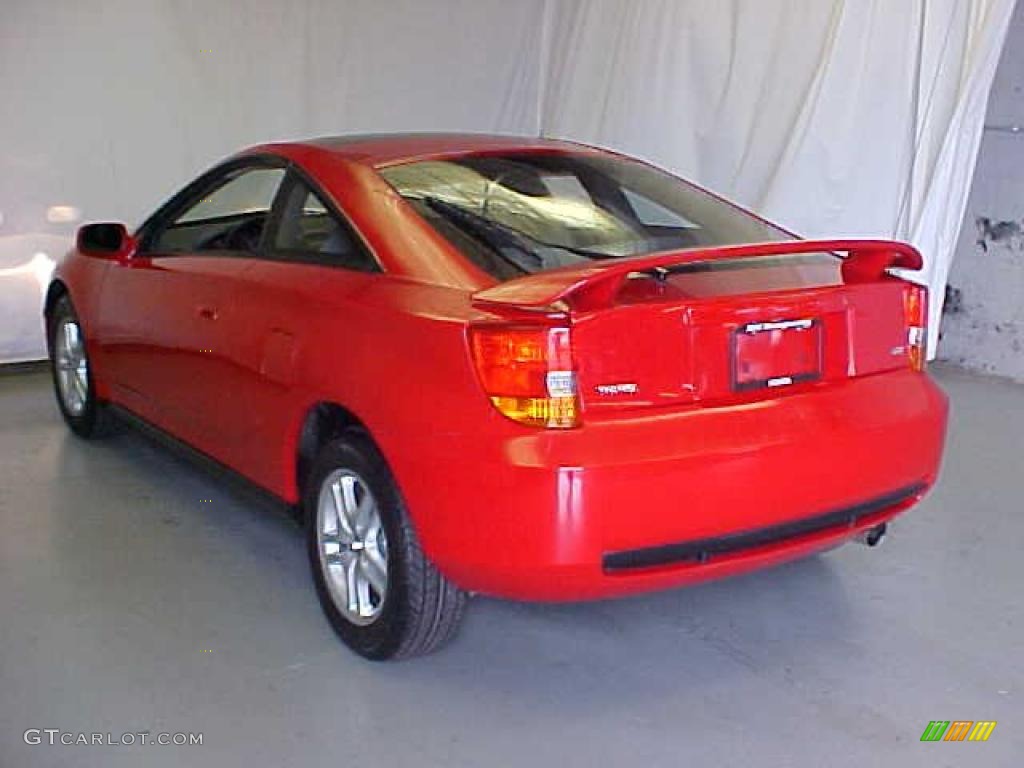 2002 Celica GT - Absolutely Red / Black/Red photo #21