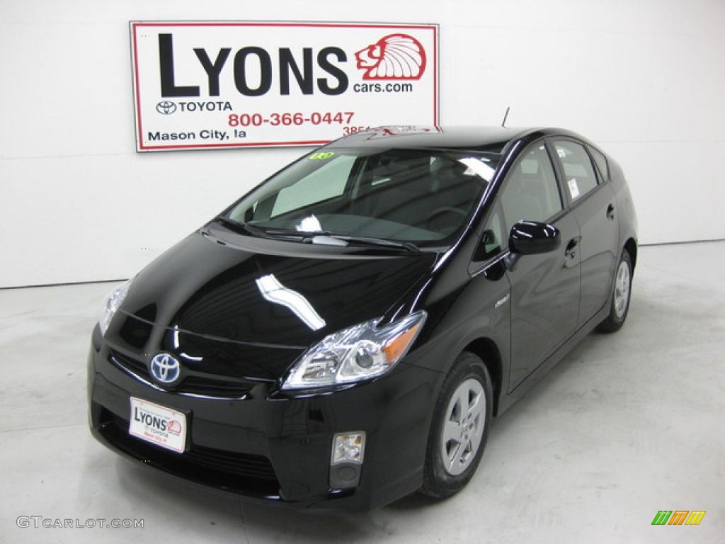 2010 Prius Hybrid II - Black / Dark Gray photo #27