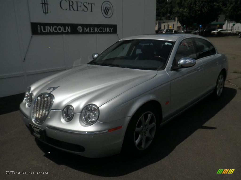 Liquid Silver Metallic Jaguar S-Type