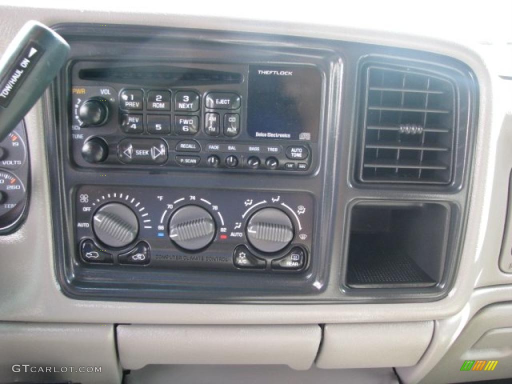 2002 Silverado 3500 LT Crew Cab 4x4 Dually - Light Pewter Metallic / Tan photo #7