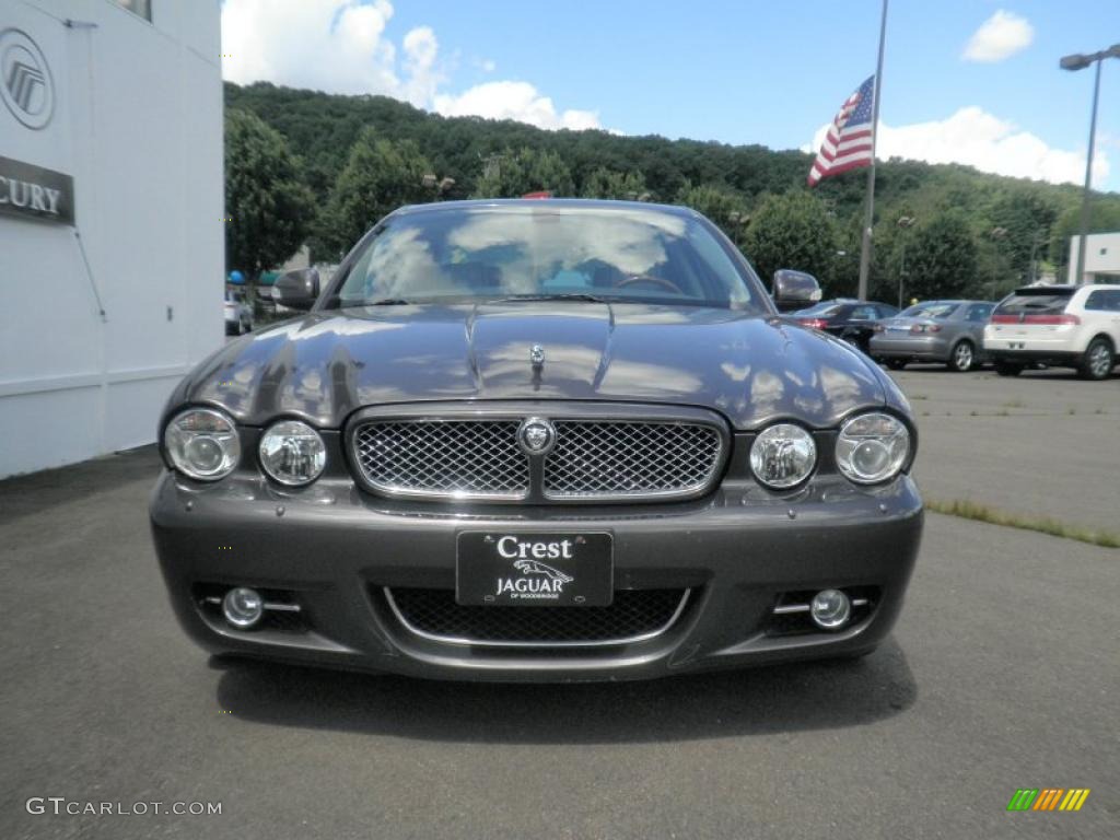 2008 XJ XJ8 L - Pearl Grey Metallic / Dove/Granite photo #2