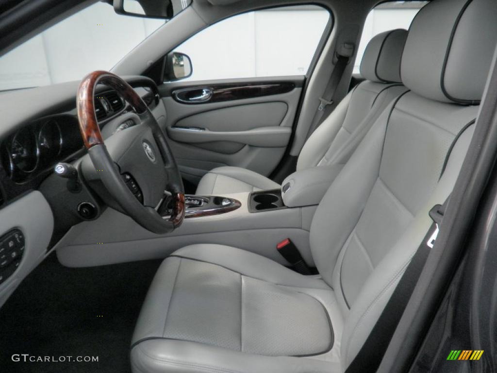 2008 XJ XJ8 L - Pearl Grey Metallic / Dove/Granite photo #8