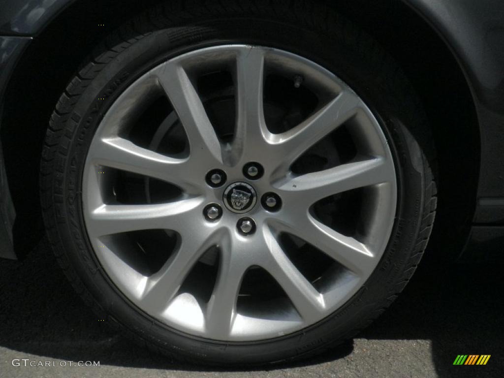 2008 XJ XJ8 L - Pearl Grey Metallic / Dove/Granite photo #15