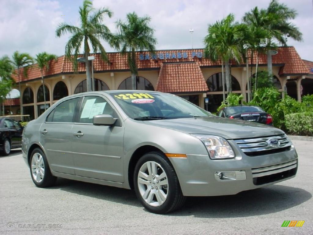 2009 Fusion SEL V6 - Moss Green Metallic / Charcoal Black photo #1