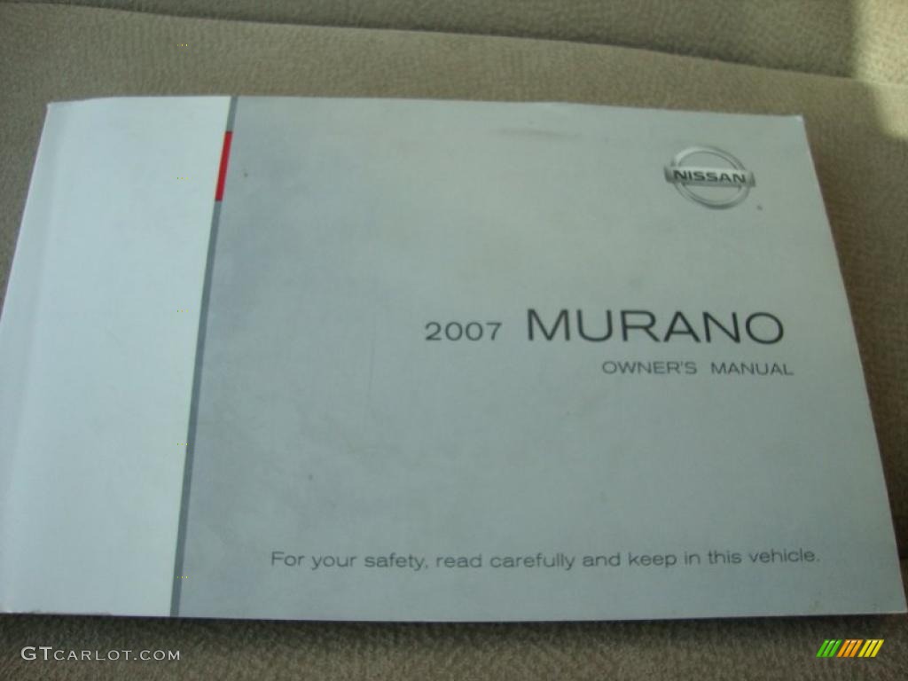 2007 Murano SL AWD - Super Black / Cafe Latte photo #42