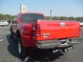2007 Red Ford F550 Super Duty Lariat Crew Cab Dually  photo #5
