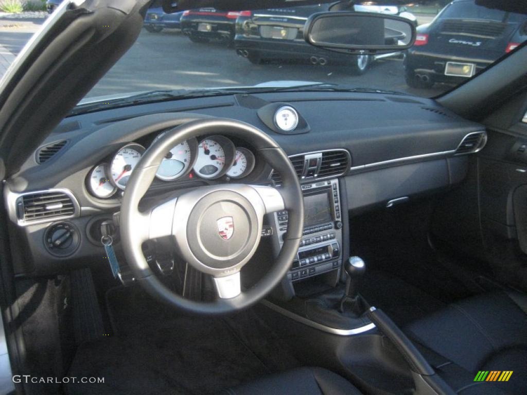 2007 911 Carrera S Cabriolet - Arctic Silver Metallic / Black photo #28