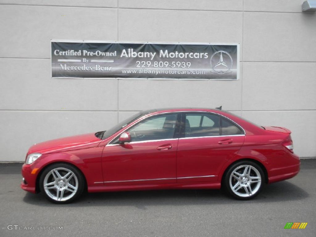 2008 C 350 Sport - Mars Red / Black photo #1