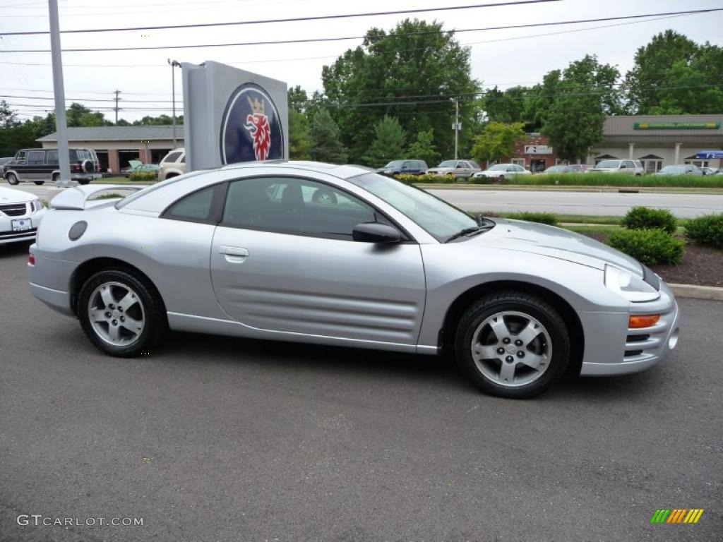 2003 Eclipse GS Coupe - Sterling Silver Metallic / Midnight photo #4