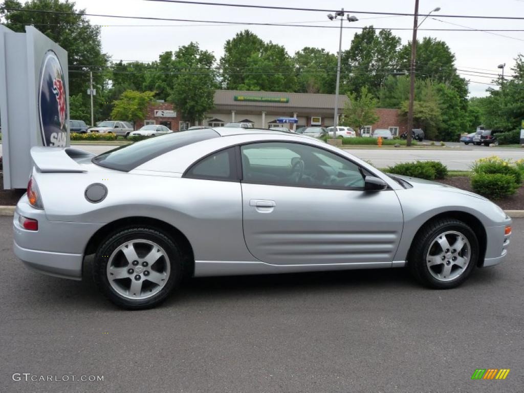 2003 Eclipse GS Coupe - Sterling Silver Metallic / Midnight photo #6