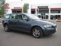 Barrents Blue Metallic 2007 Volvo V50 T5 AWD