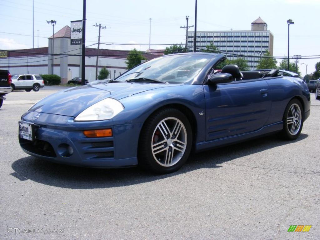 2003 Eclipse Spyder GTS - Flash Blue Pearl / Midnight photo #1