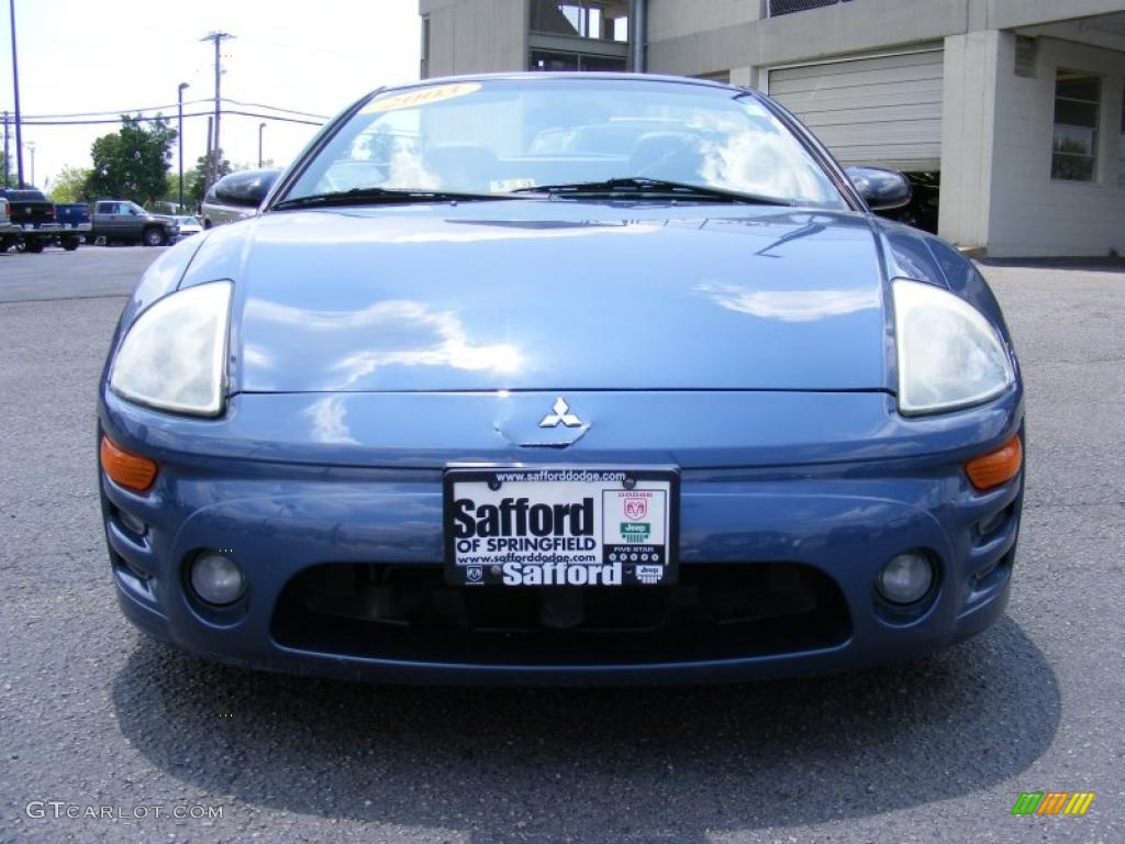 2003 Eclipse Spyder GTS - Flash Blue Pearl / Midnight photo #2