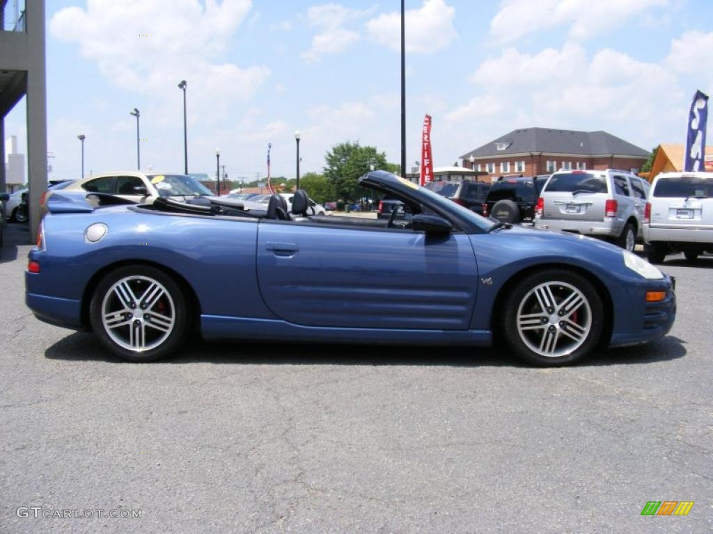 2003 Eclipse Spyder GTS - Flash Blue Pearl / Midnight photo #4