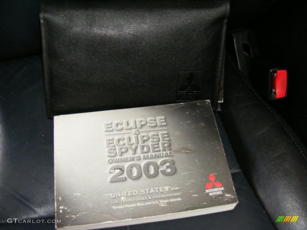 2003 Eclipse Spyder GTS - Flash Blue Pearl / Midnight photo #26
