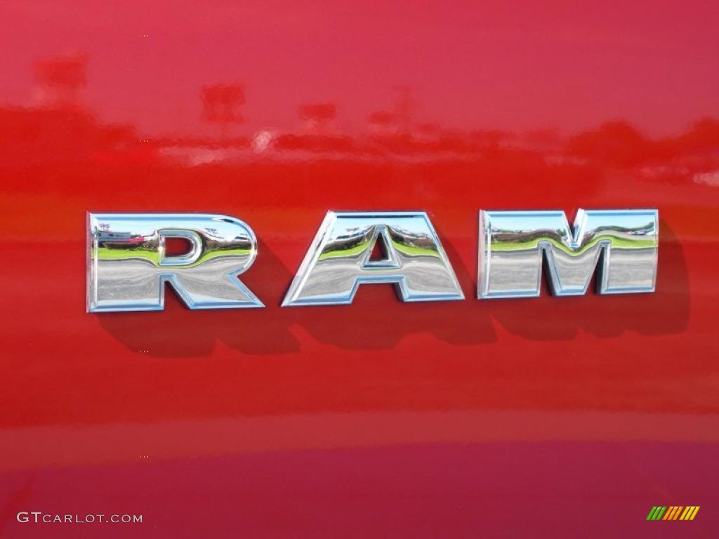 2008 Ram 1500 Big Horn Edition Quad Cab - Sunburst Orange Pearl / Medium Slate Gray photo #10