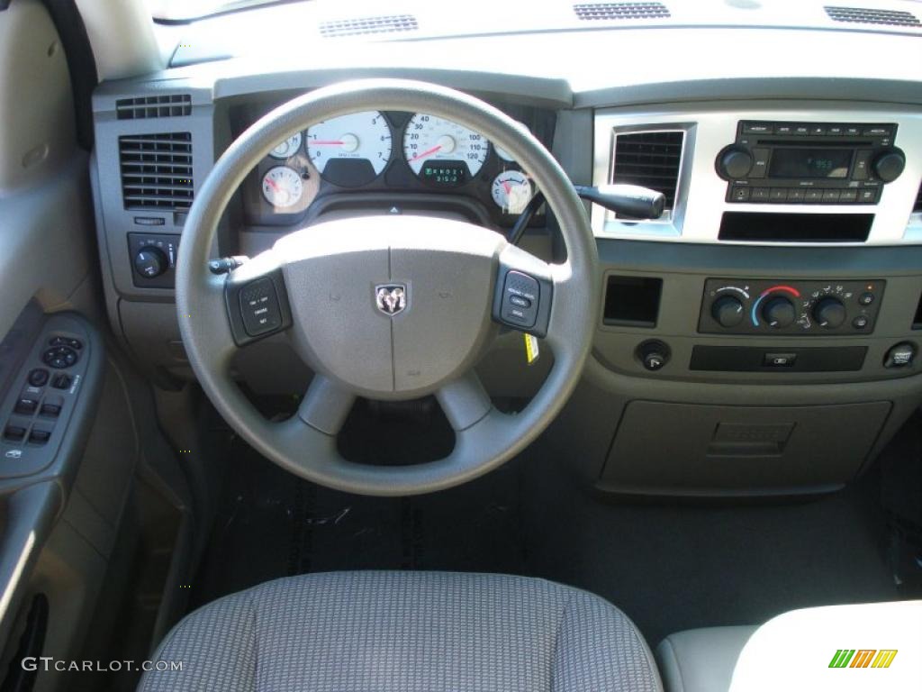 2008 Ram 1500 Big Horn Edition Quad Cab - Sunburst Orange Pearl / Medium Slate Gray photo #19