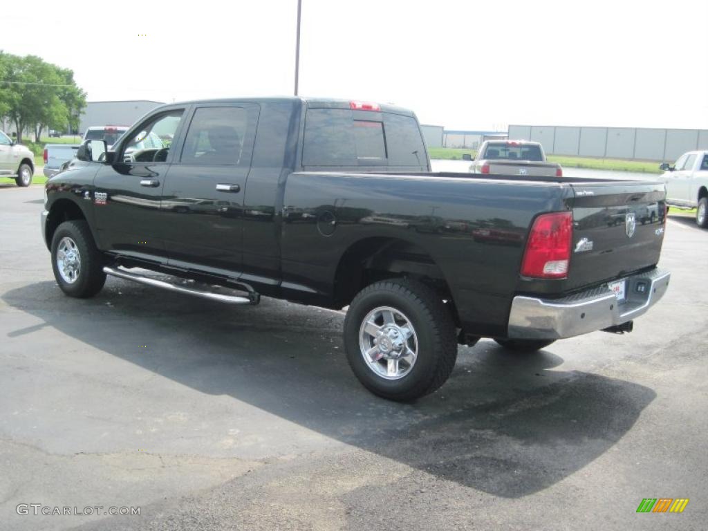 2010 Ram 2500 Big Horn Edition Mega Cab 4x4 - Brilliant Black Crystal Pearl / Dark Slate/Medium Graystone photo #6