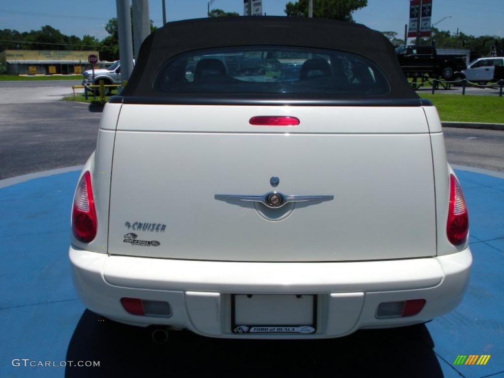 2007 PT Cruiser Convertible - Cool Vanilla White / Pastel Slate Gray photo #4