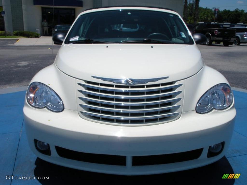 2007 PT Cruiser Convertible - Cool Vanilla White / Pastel Slate Gray photo #8