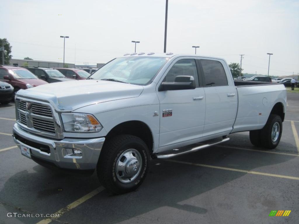 2010 Ram 3500 Big Horn Edition Crew Cab 4x4 Dually - Bright White / Dark Slate/Medium Graystone photo #1