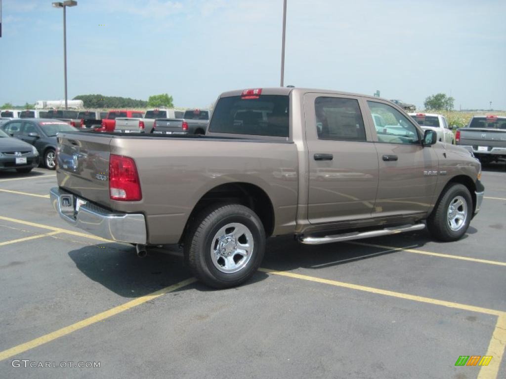 2010 Ram 1500 ST Crew Cab 4x4 - Austin Tan Pearl / Dark Slate/Medium Graystone photo #4