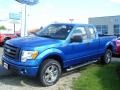 2010 Blue Flame Metallic Ford F150 STX SuperCab 4x4  photo #1