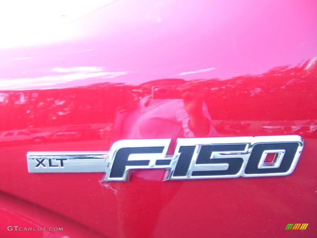 2010 F150 XLT SuperCab 4x4 - Red Candy Metallic / Medium Stone photo #11
