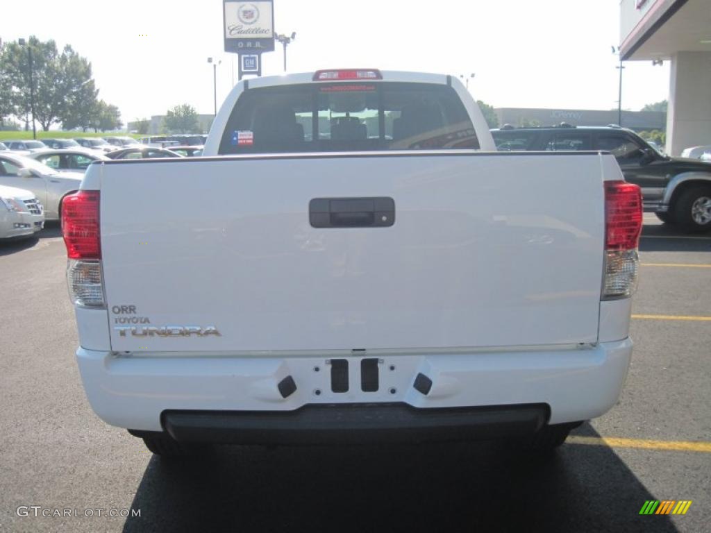 2010 Tundra SR5 Double Cab - Super White / Graphite Gray photo #8