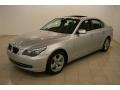 2008 Titanium Silver Metallic BMW 5 Series 528xi Sedan  photo #3