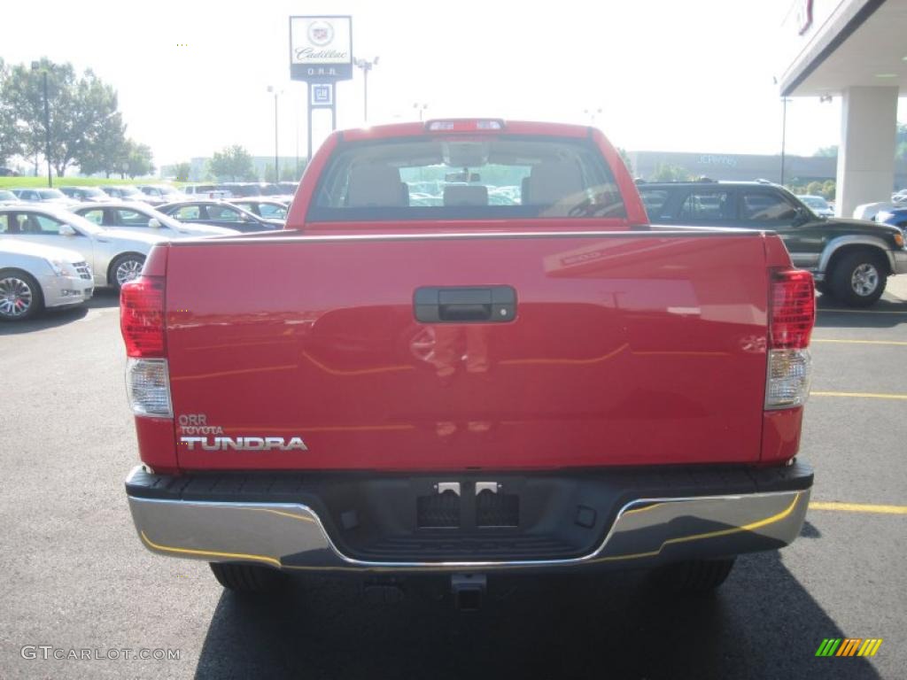 2010 Tundra Double Cab - Radiant Red / Sand Beige photo #8