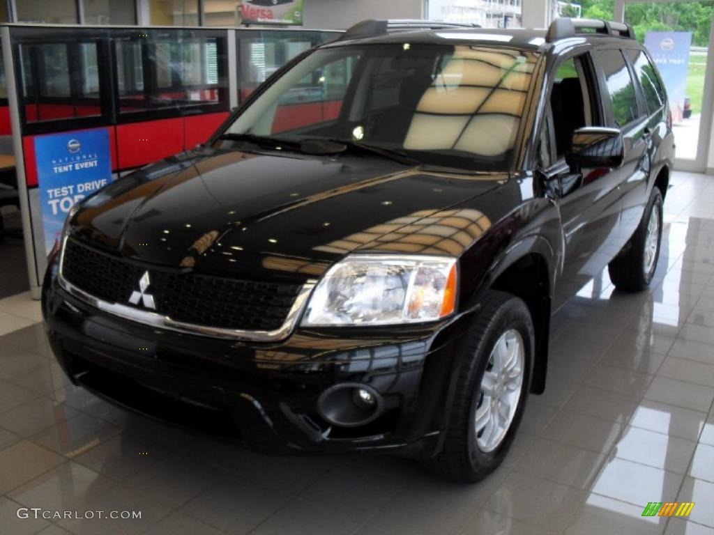 2010 Endeavor LS AWD - Kalapana Black / Black photo #1