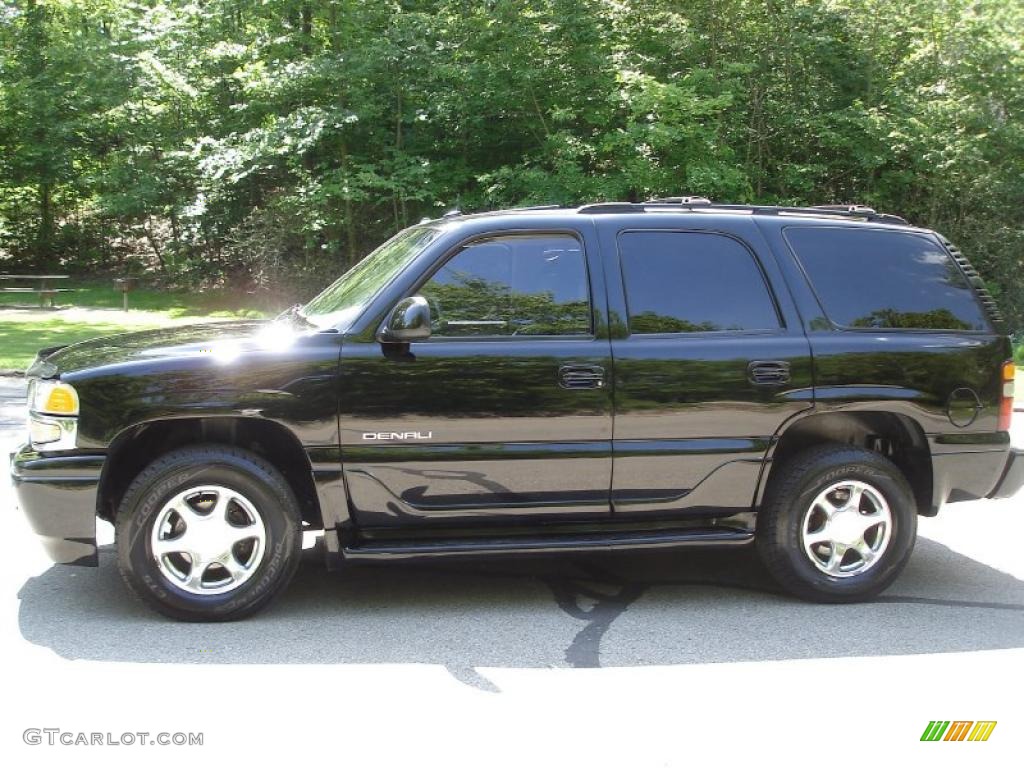 2003 Yukon Denali AWD - Onyx Black / Sandstone photo #7