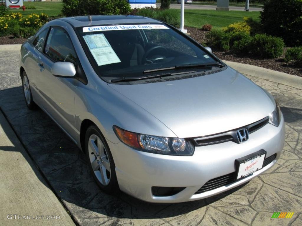 Alabaster Silver Metallic Honda Civic