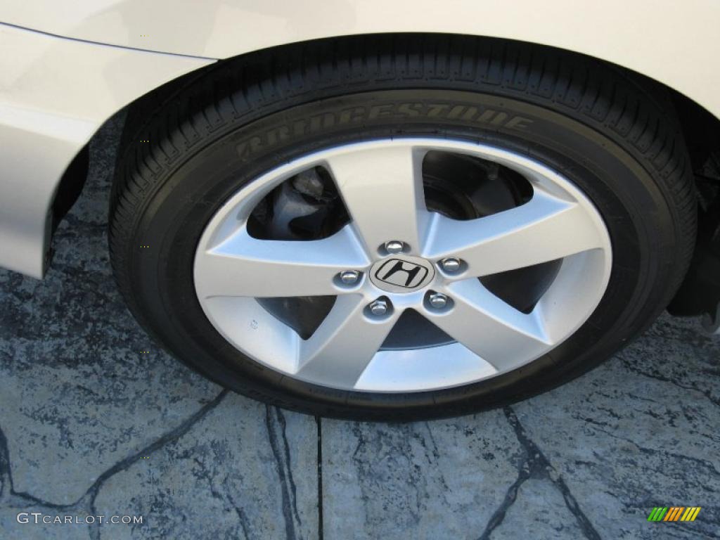 2007 Civic EX Coupe - Alabaster Silver Metallic / Gray photo #9