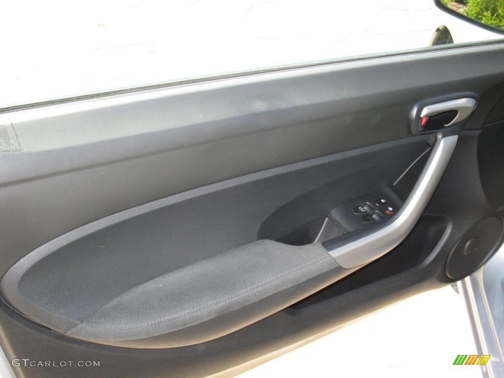 2007 Civic EX Coupe - Alabaster Silver Metallic / Gray photo #12