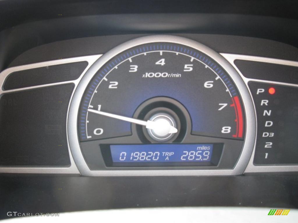 2007 Civic EX Coupe - Alabaster Silver Metallic / Gray photo #15