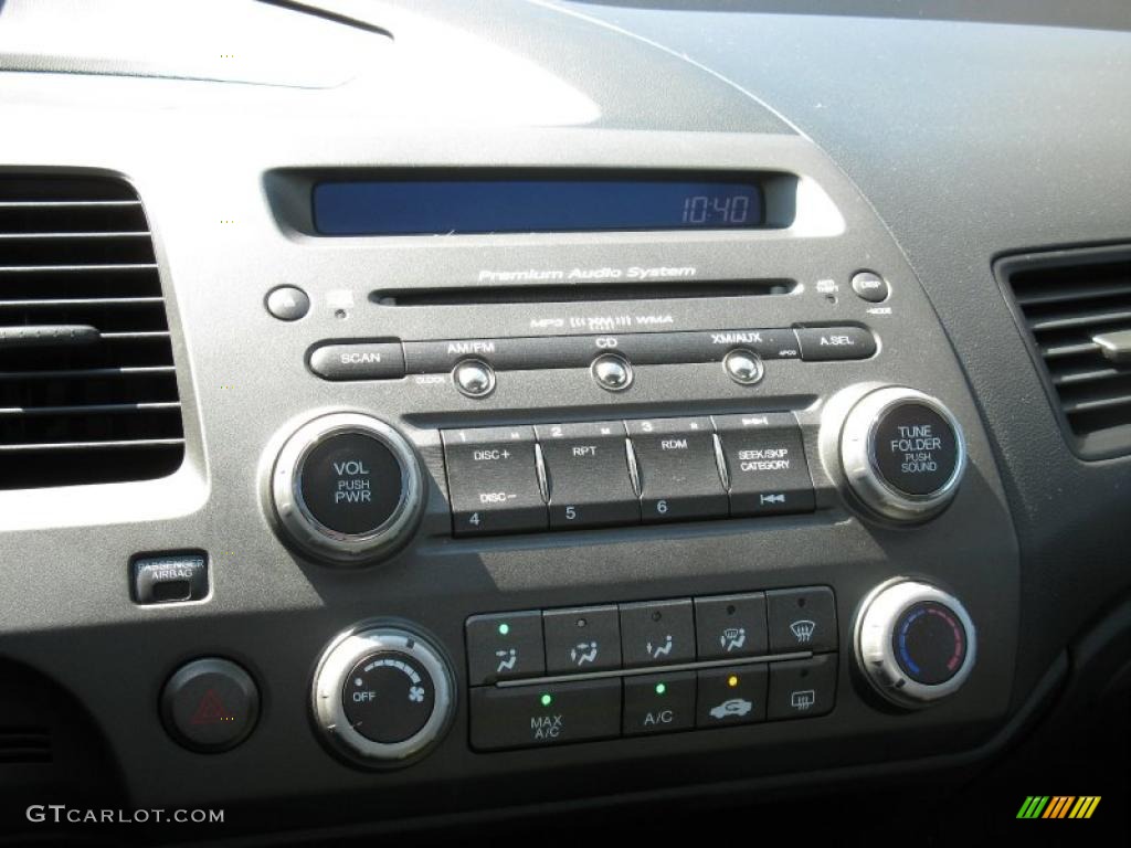 2007 Civic EX Coupe - Alabaster Silver Metallic / Gray photo #16