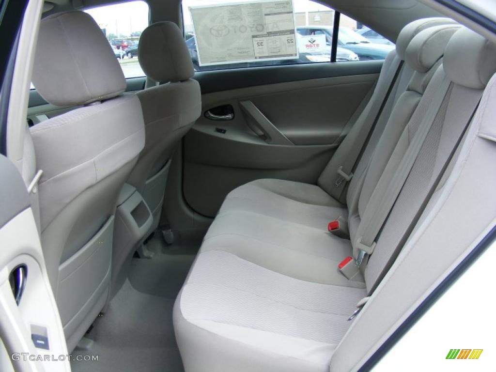 2011 Camry LE - Super White / Ash photo #6