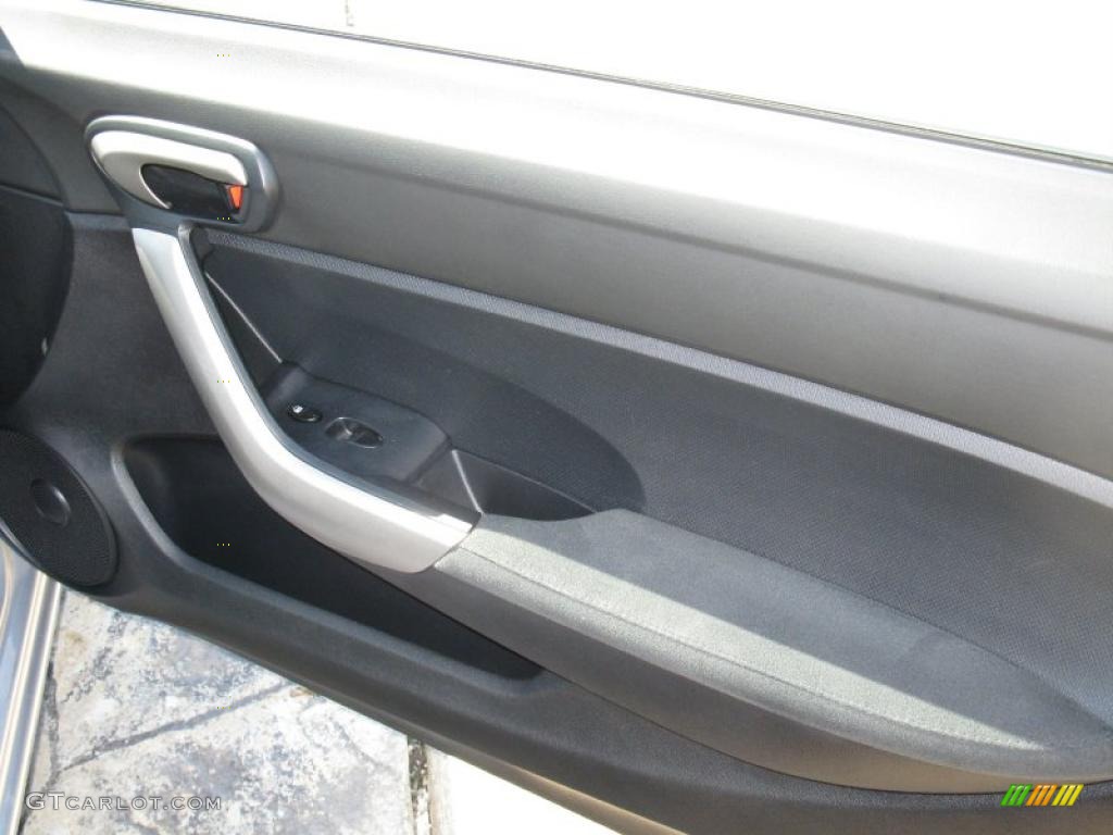 2007 Civic EX Coupe - Alabaster Silver Metallic / Gray photo #21
