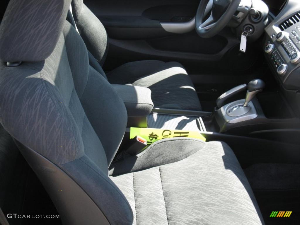 2007 Civic EX Coupe - Alabaster Silver Metallic / Gray photo #22