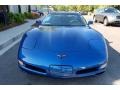 2002 Electron Blue Metallic Chevrolet Corvette Coupe  photo #12