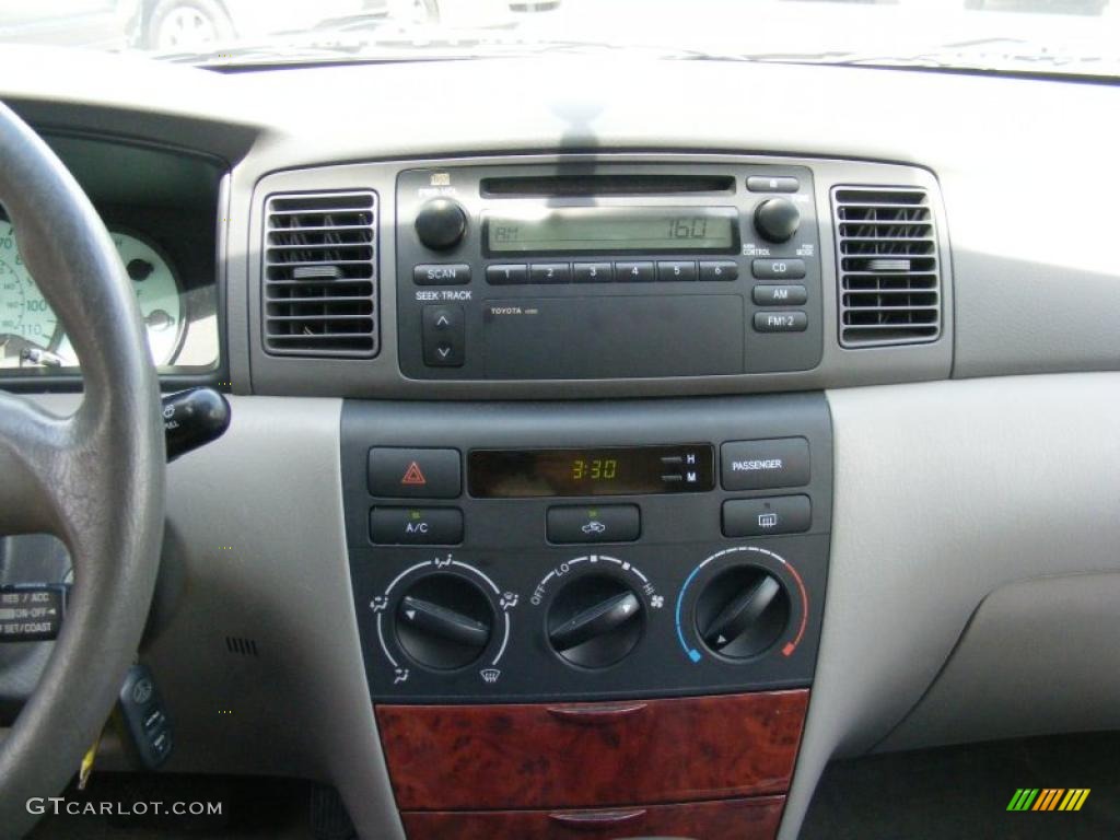 2003 Corolla LE - Black Sand Pearl / Light Gray photo #18