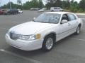 1999 Performance White Lincoln Town Car Signature  photo #1