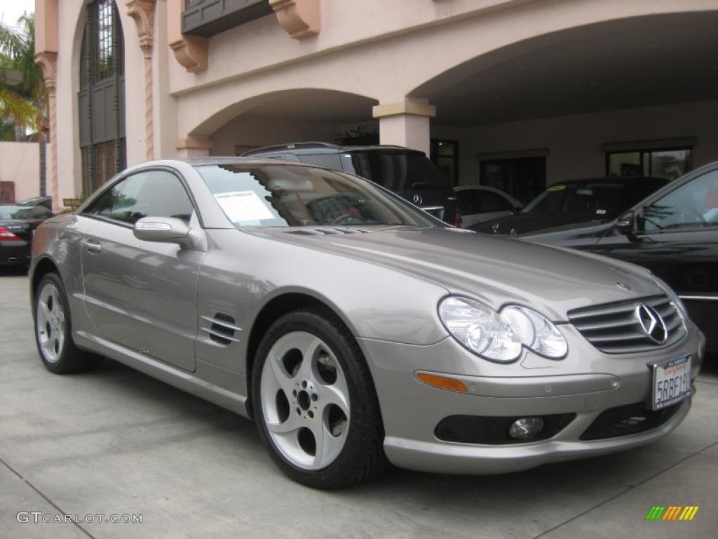 2005 SL 500 Roadster - Pewter Metallic / Charcoal photo #1