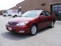 2003 Salsa Red Pearl Toyota Camry XLE  photo #7