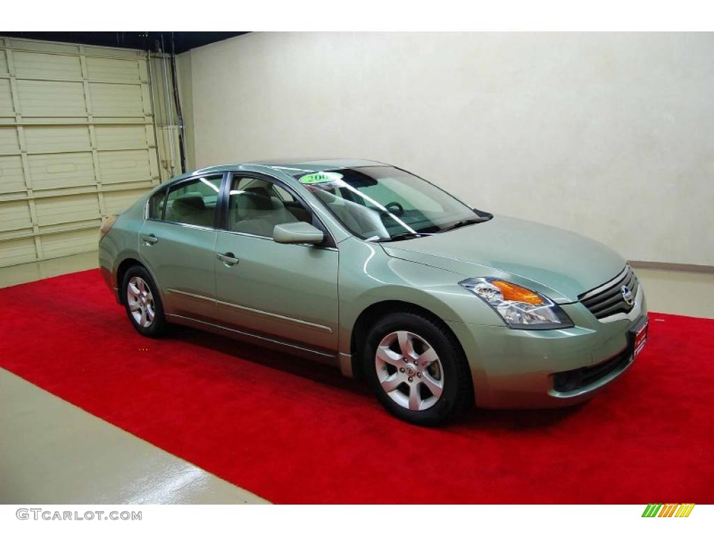 2008 Altima 2.5 S - Metallic Jade / Blond photo #1