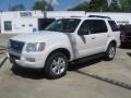 2010 White Suede Ford Explorer XLT 4x4  photo #1